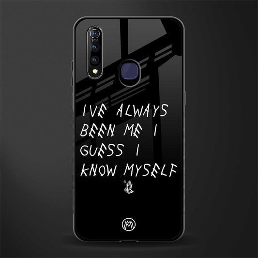 being myself glass case for vivo z1 pro image