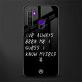 being myself glass case for realme 5 image