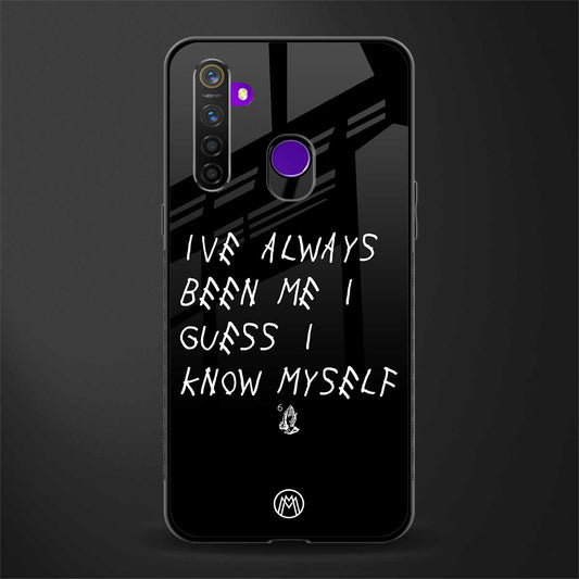 being myself glass case for realme 5s image