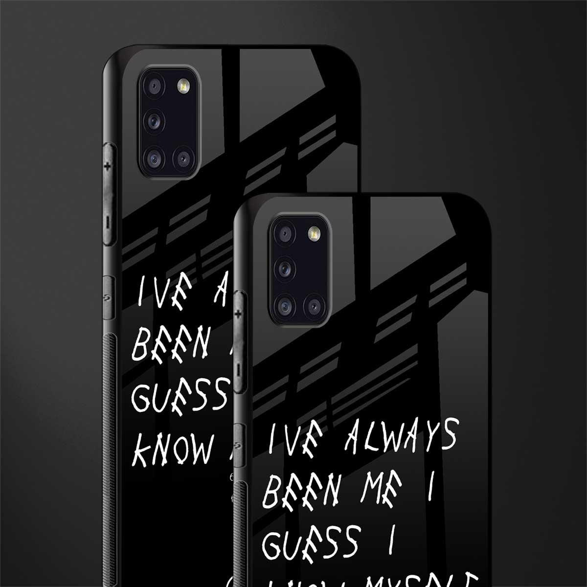 being myself glass case for samsung galaxy a31 image-2