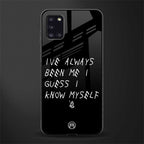 being myself glass case for samsung galaxy a31 image
