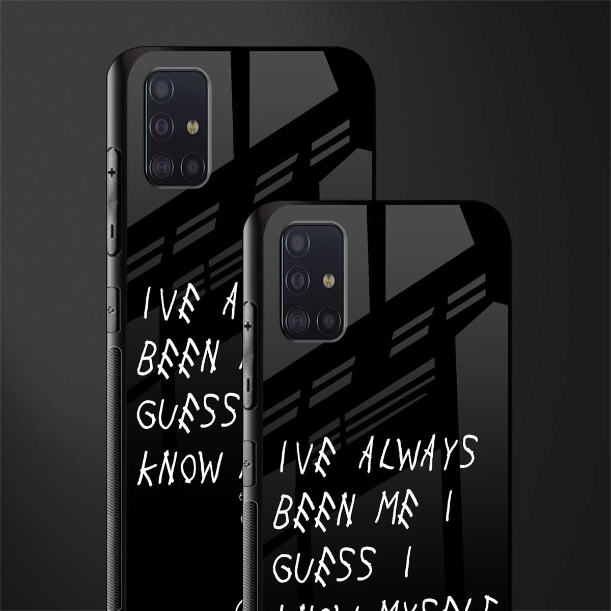 being myself glass case for samsung galaxy a71 image-2