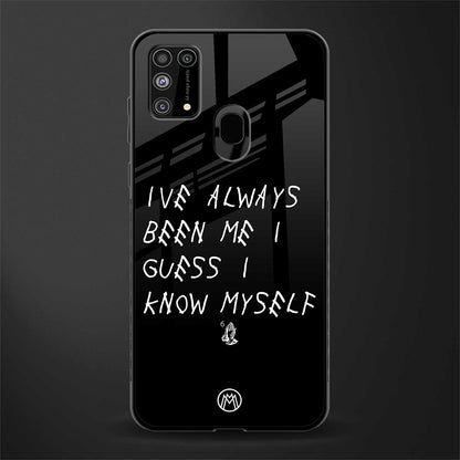 being myself glass case for samsung galaxy f41 image