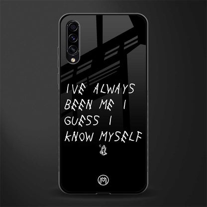 being myself glass case for samsung galaxy a30s image
