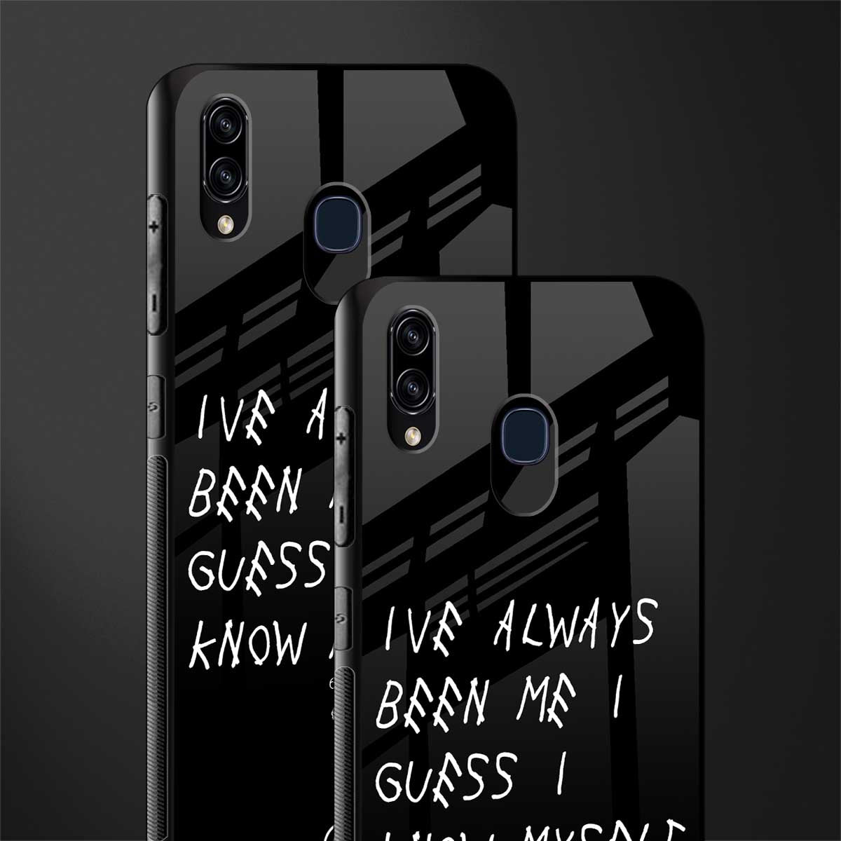 being myself glass case for samsung galaxy a20 image-2