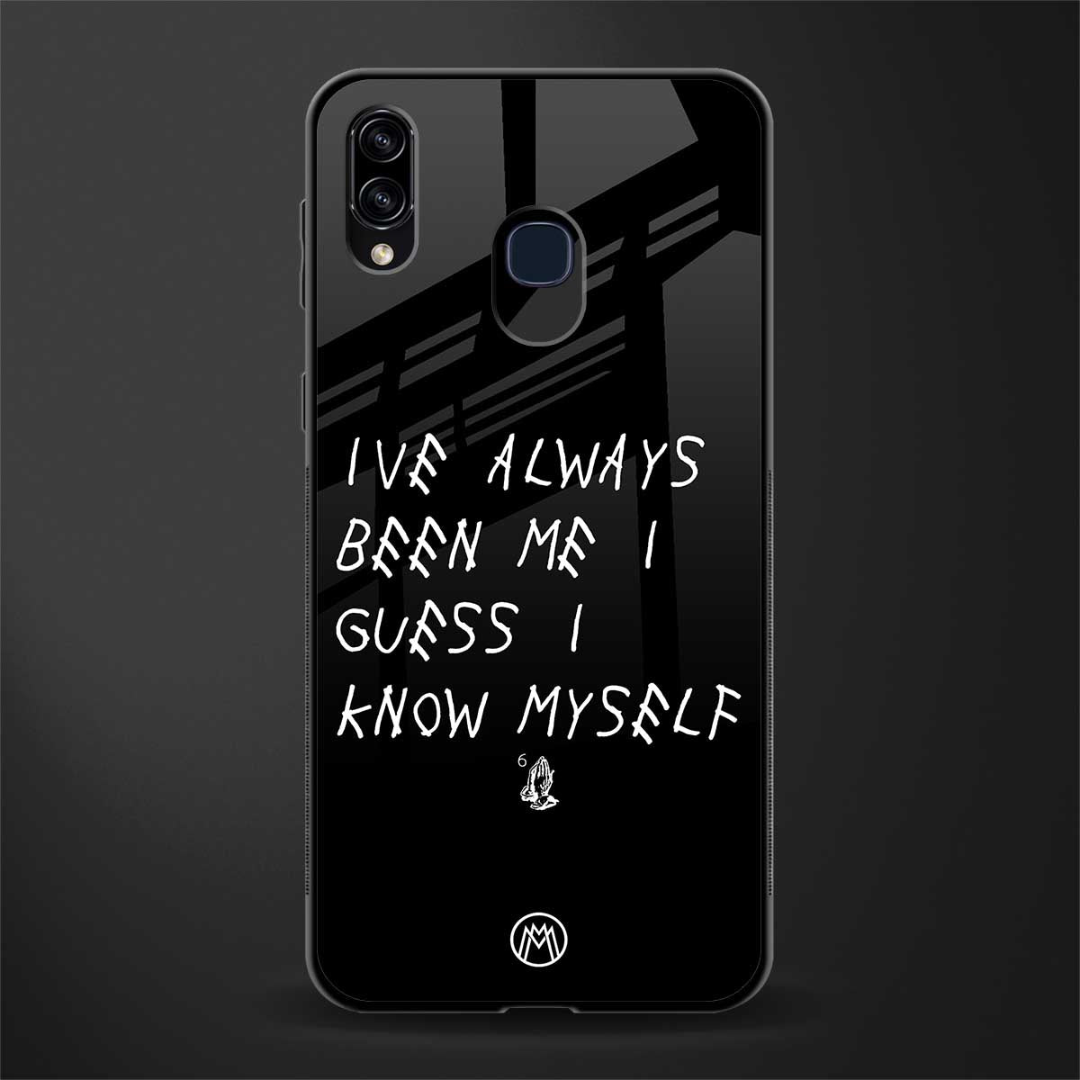 being myself glass case for samsung galaxy a30 image