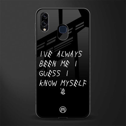 being myself glass case for samsung galaxy a30 image