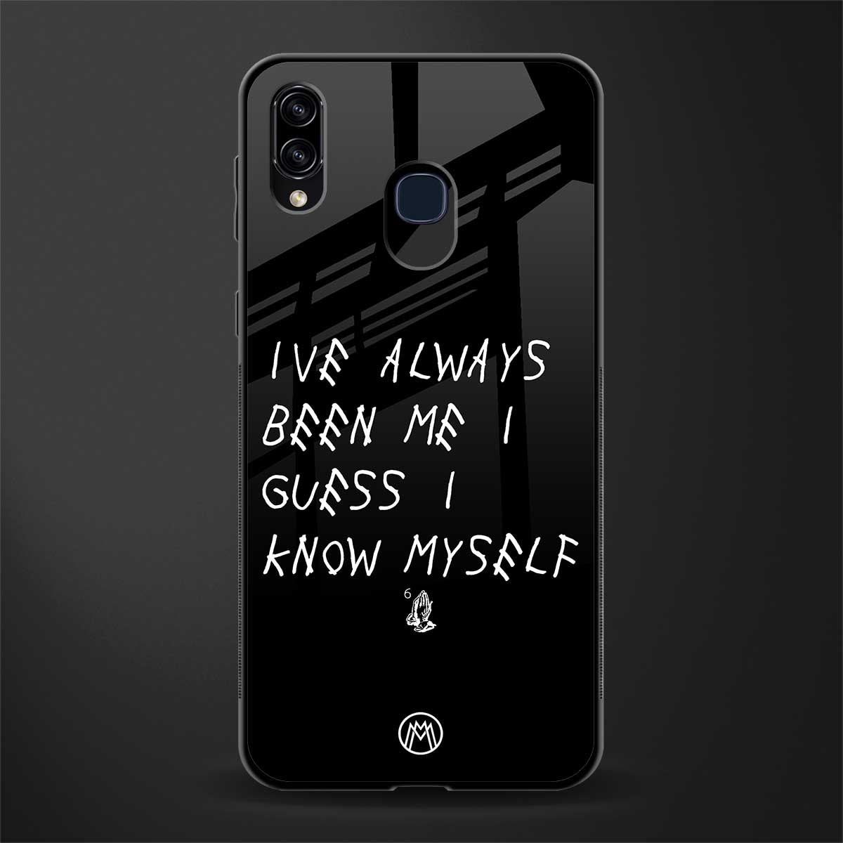 being myself glass case for samsung galaxy m10s image