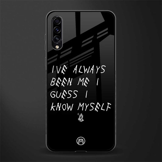 being myself glass case for samsung galaxy a70 image