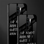 being myself glass case for redmi note 8 pro image-2