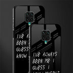 being myself glass case for redmi note 9 pro image-2