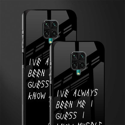 being myself glass case for redmi note 9 pro image-2