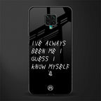 being myself glass case for poco m2 pro image