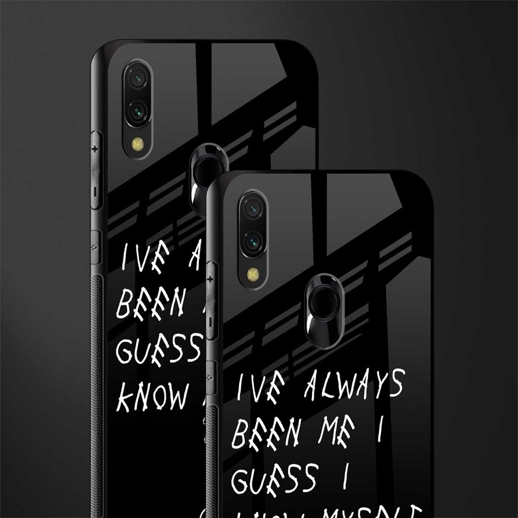 being myself glass case for redmi 7redmi y3 image-2