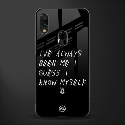 being myself glass case for redmi note 7s image
