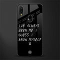 being myself glass case for redmi 7redmi y3 image