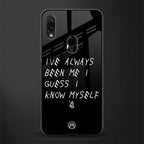 being myself glass case for redmi note 7 pro image