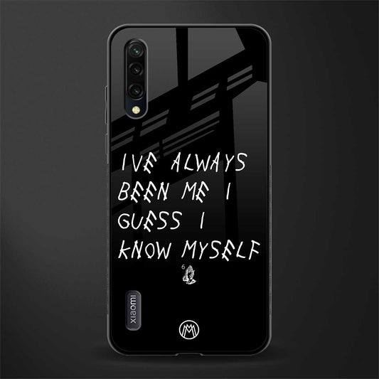 being myself glass case for mi a3 redmi a3 image