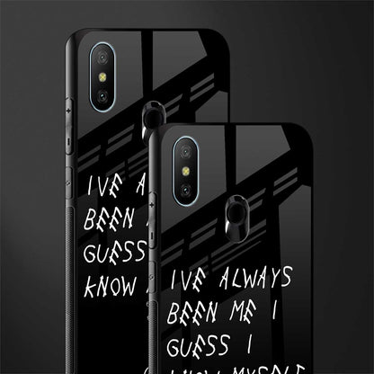 being myself glass case for redmi 6 pro image-2