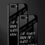 being myself glass case for realme c1 image-2