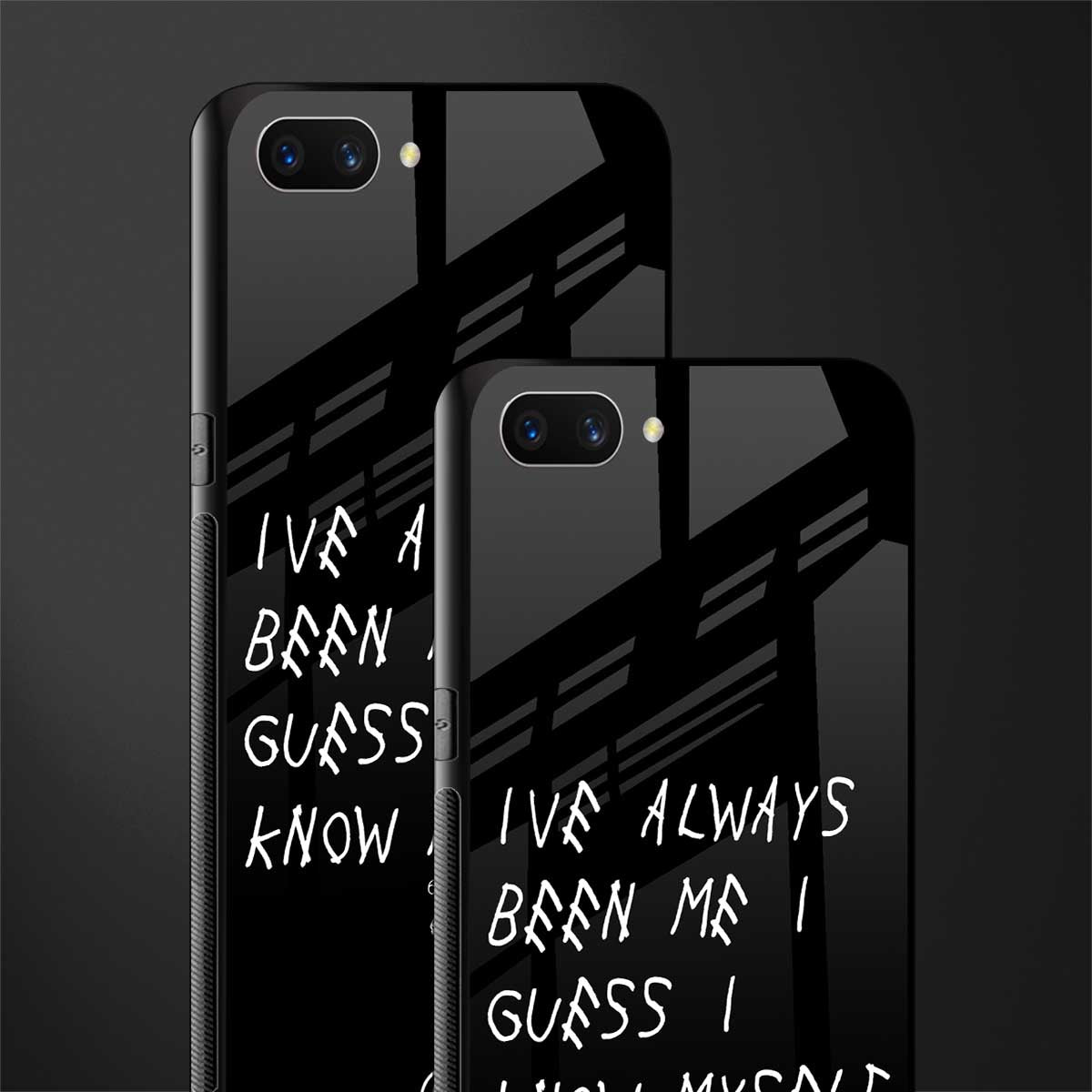being myself glass case for realme c1 image-2