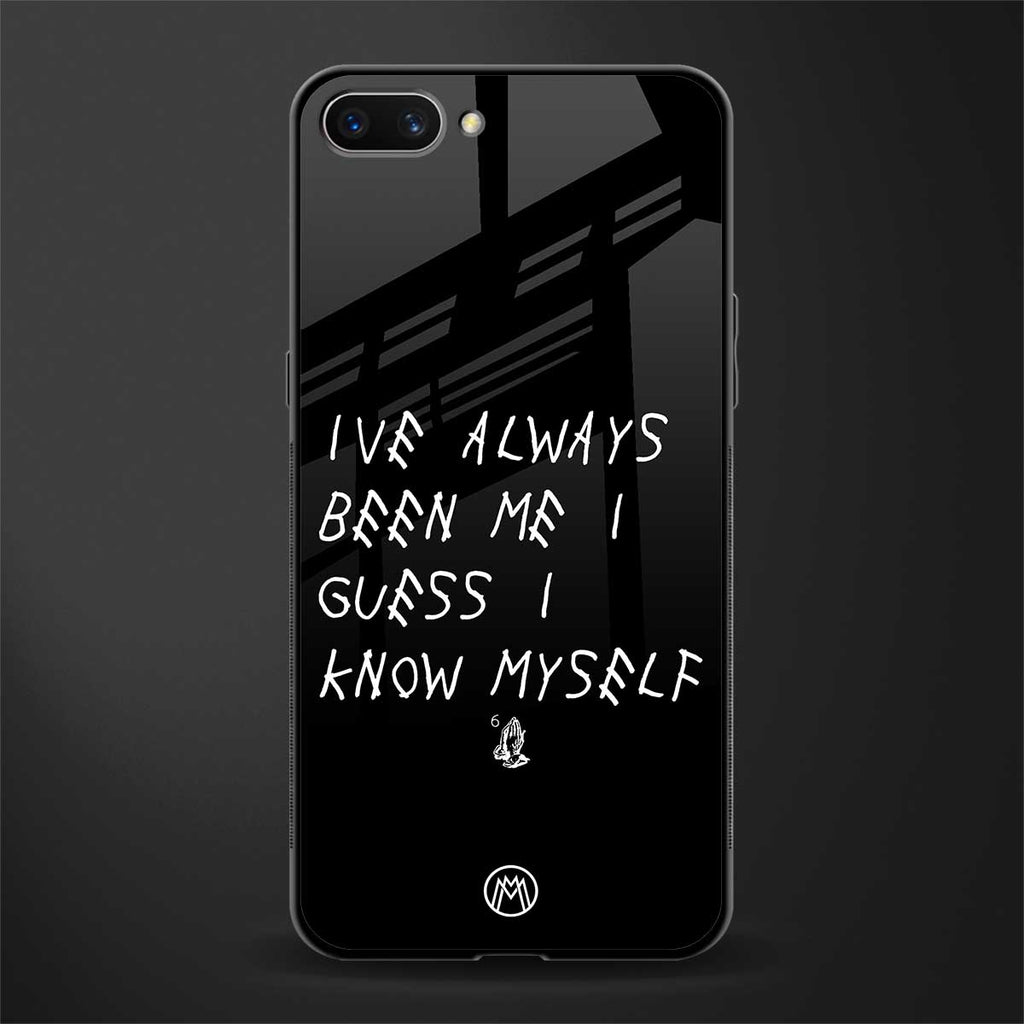 being myself glass case for realme c1 image