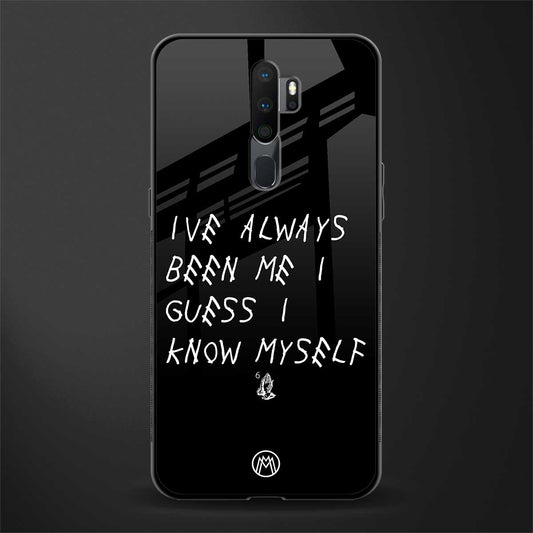 being myself glass case for oppo a5 2020 image
