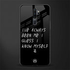 being myself glass case for oppo a9 2020 image