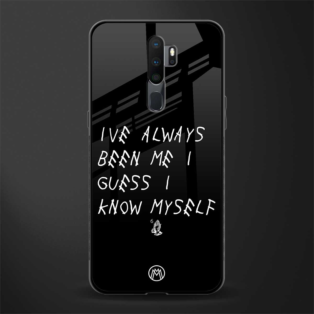 being myself glass case for oppo a9 2020 image