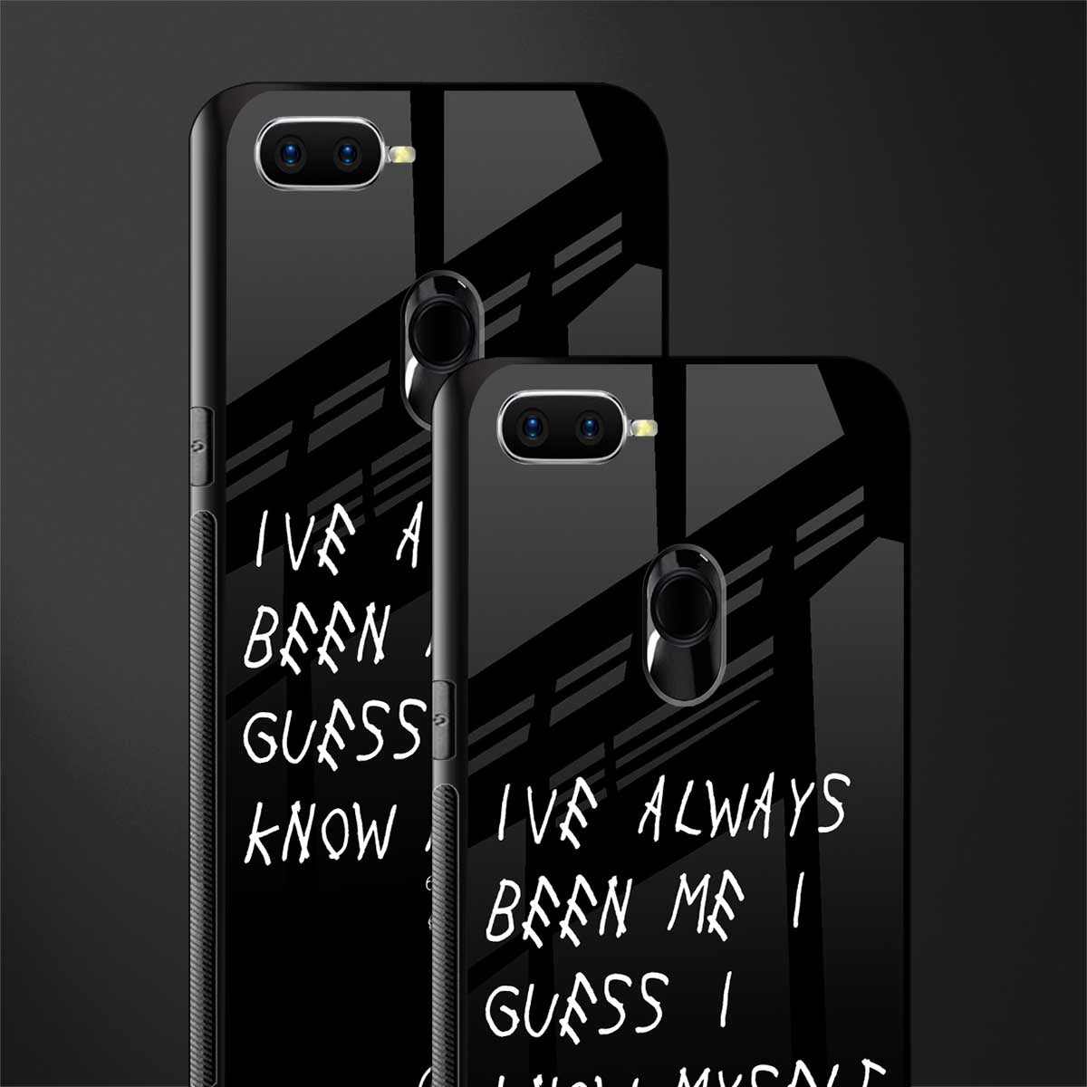being myself glass case for oppo a7 image-2