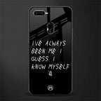 being myself glass case for oppo a7 image