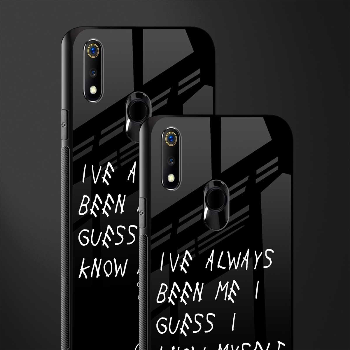 being myself glass case for realme 3 pro image-2