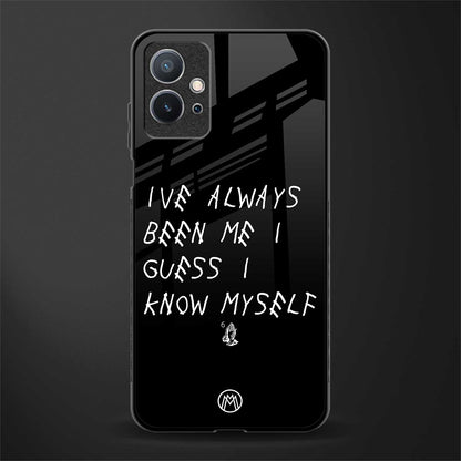 being myself glass case for vivo y75 5g image