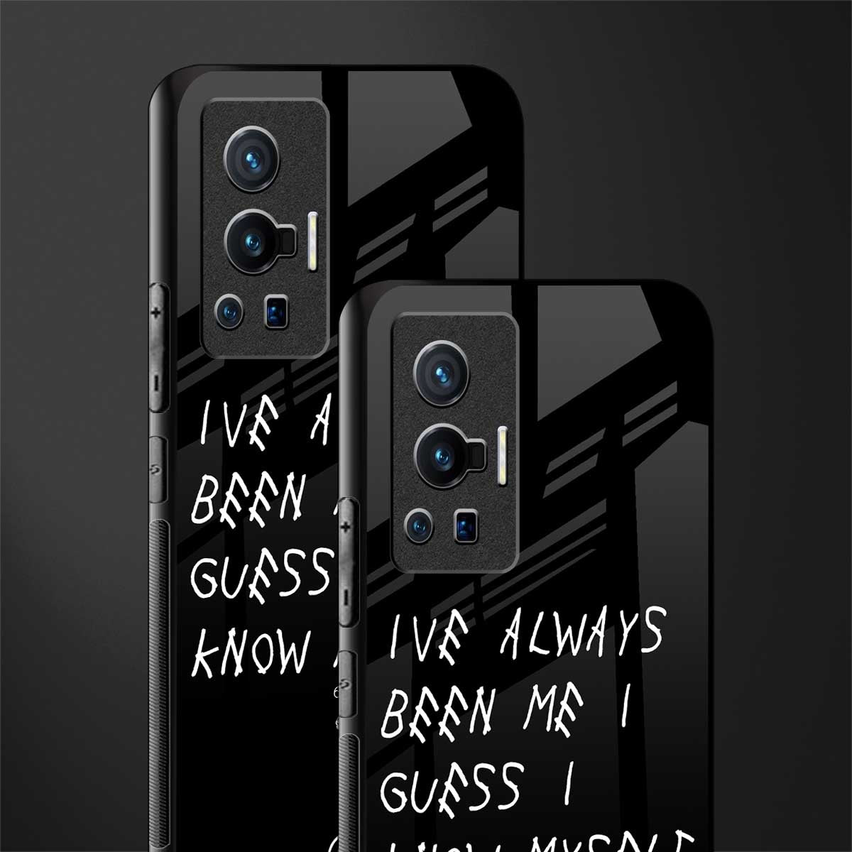 being myself glass case for vivo x70 pro image-2