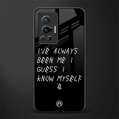 being myself glass case for vivo x70 pro image