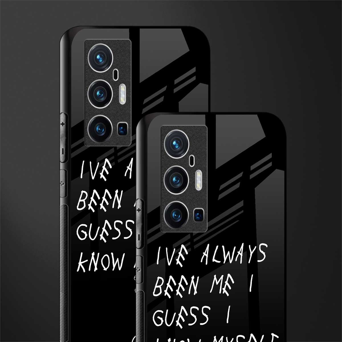 being myself glass case for vivo x70 pro plus image-2