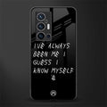 being myself glass case for vivo x70 pro plus image