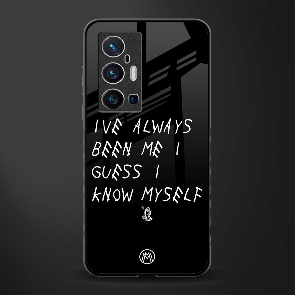 being myself glass case for vivo x70 pro plus image