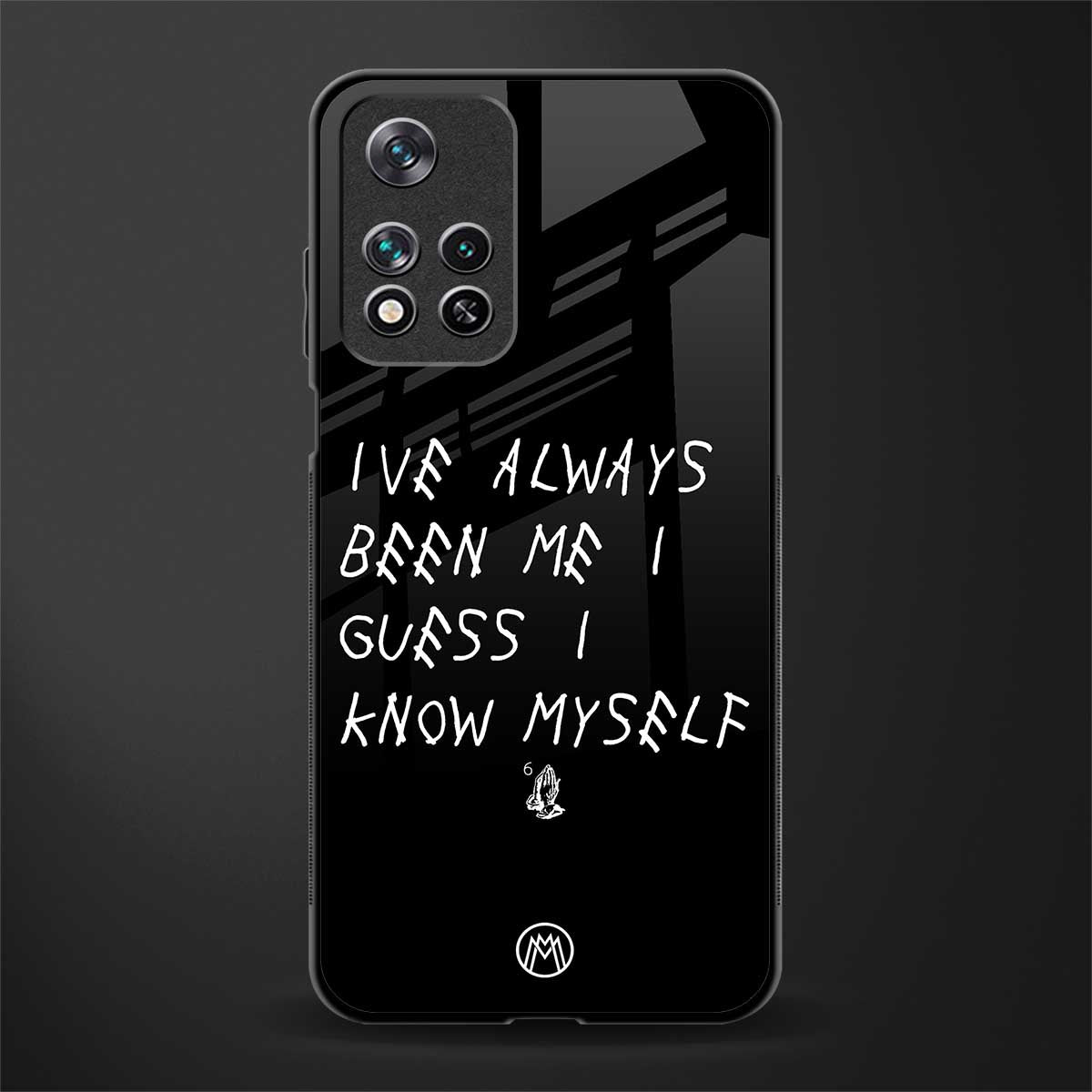 being myself glass case for poco m4 pro 5g image