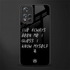 being myself glass case for xiaomi 11i 5g image