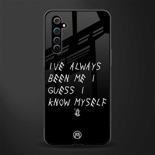 being myself glass case for realme x50 pro image