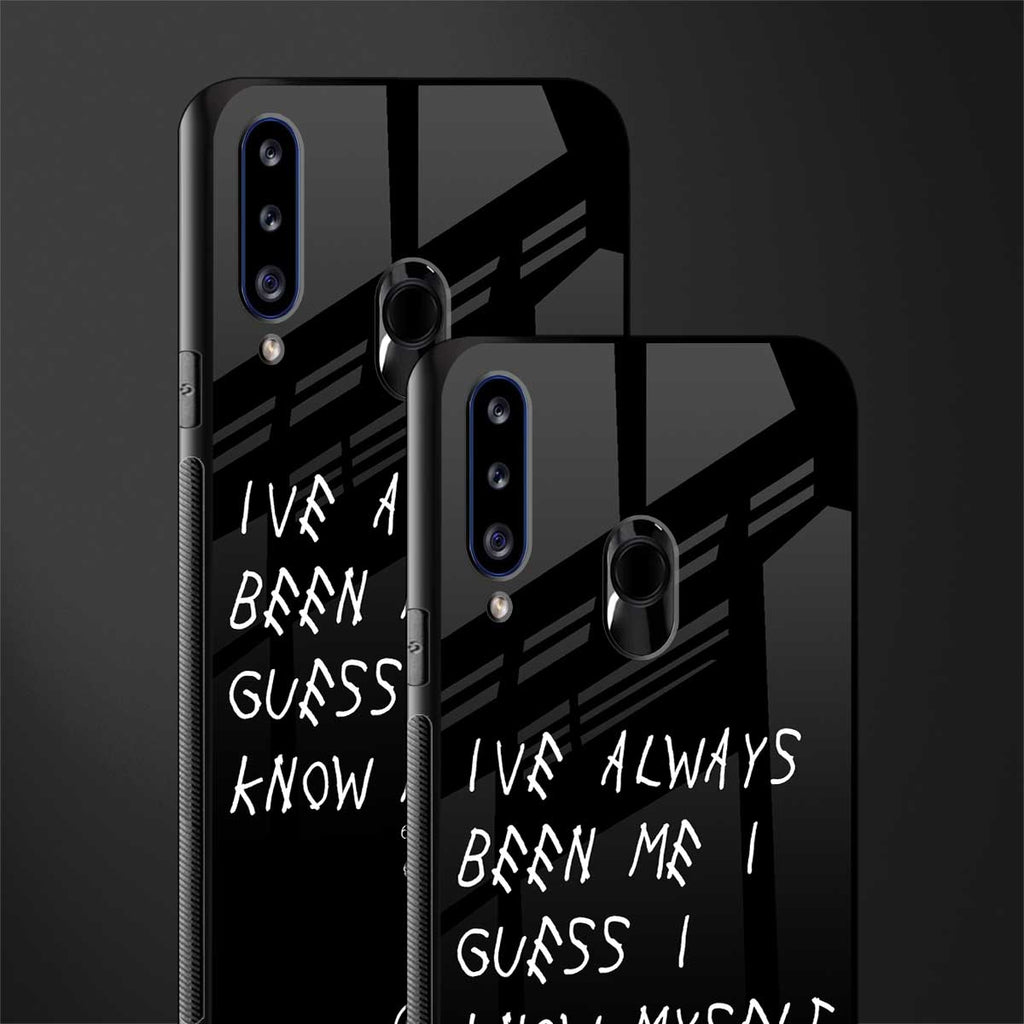 being myself glass case for samsung galaxy a20s image-2