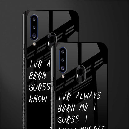 being myself glass case for samsung galaxy a20s image-2
