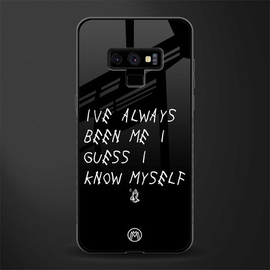 being myself glass case for samsung galaxy note 9 image