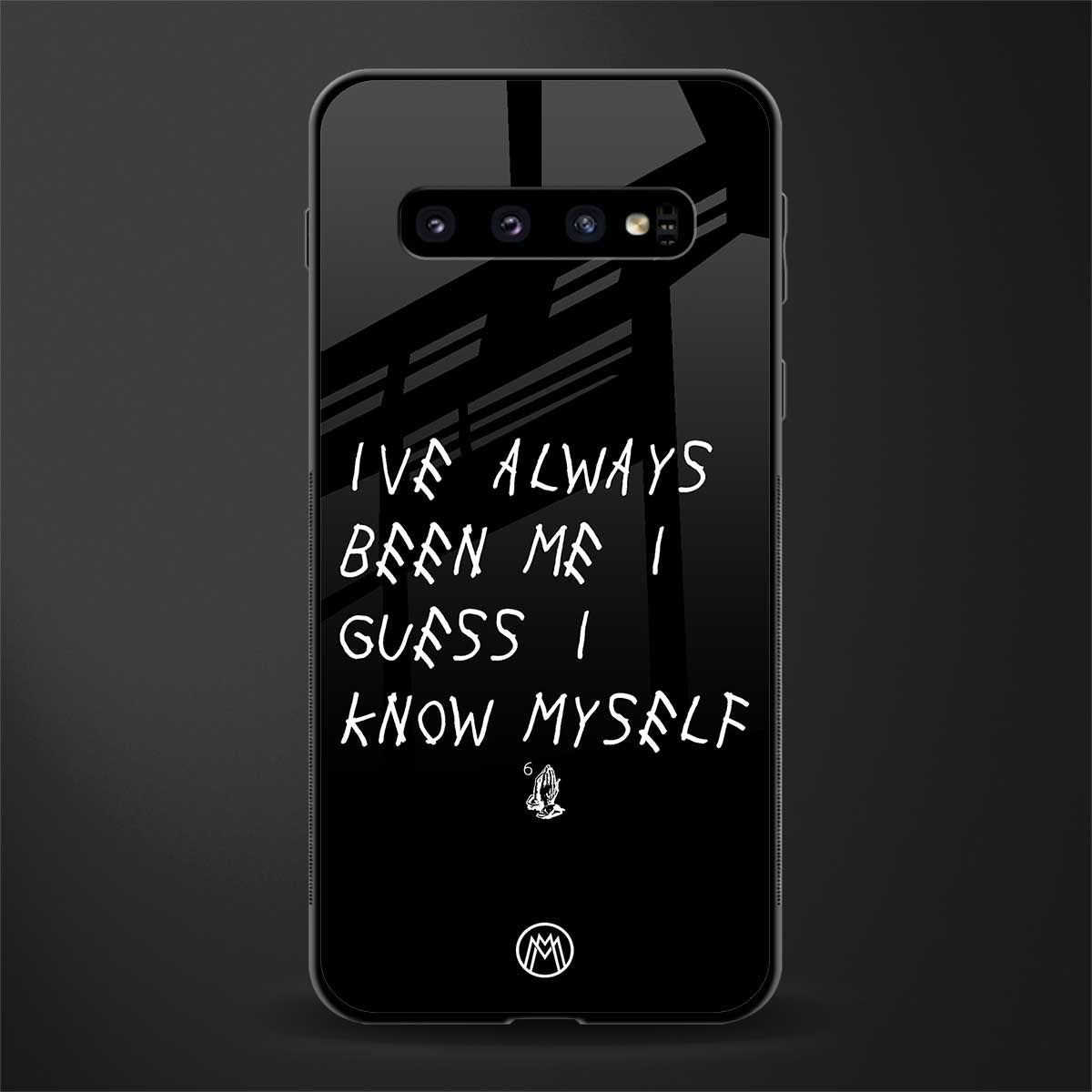 being myself glass case for samsung galaxy s10 image
