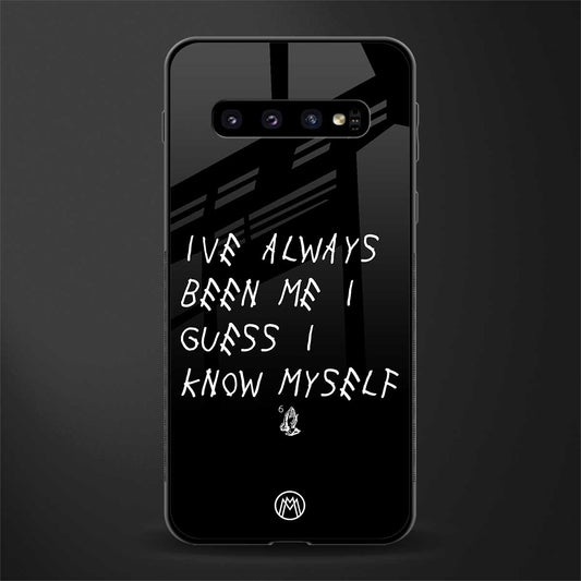 being myself glass case for samsung galaxy s10 image