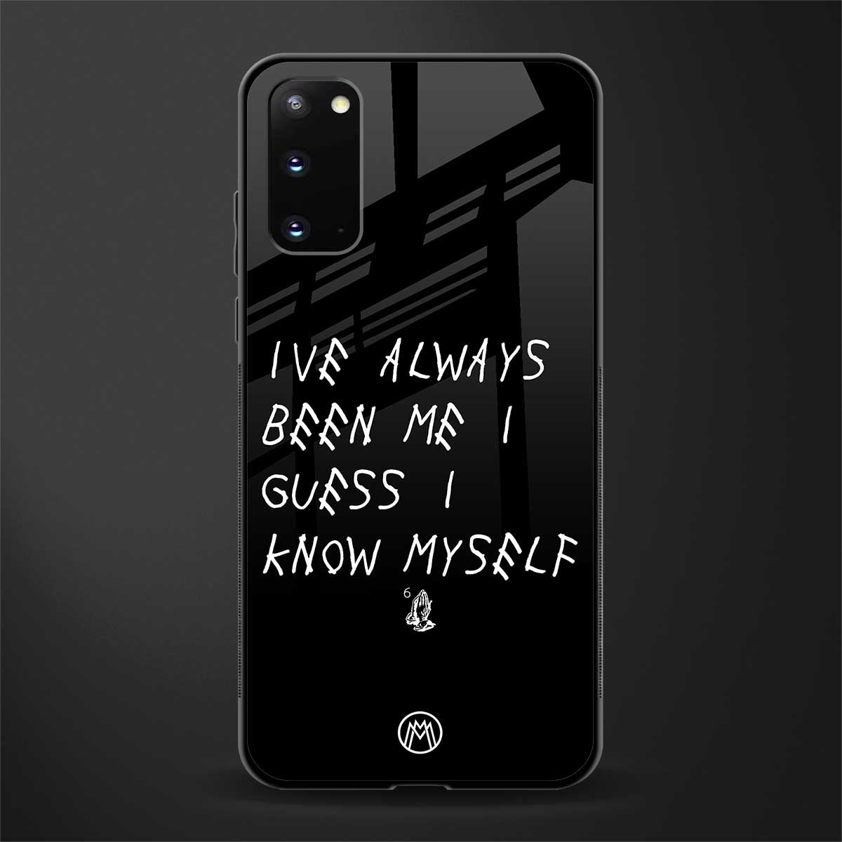 being myself glass case for samsung galaxy s20 image
