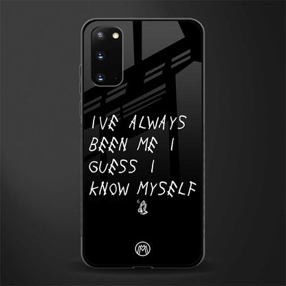 being myself glass case for samsung galaxy s20 image