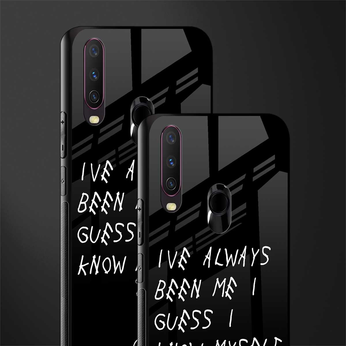 being myself glass case for vivo y15 image-2