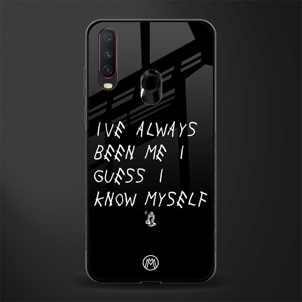 being myself glass case for vivo y12 image